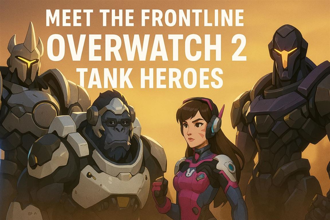 Meet the frontline - overwatch 2 tank heroes